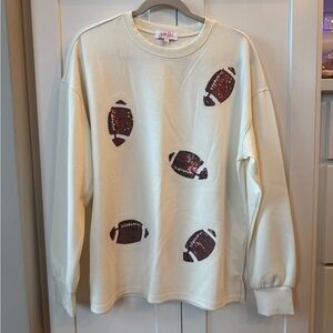 Cream Football Tunic Women’s Small